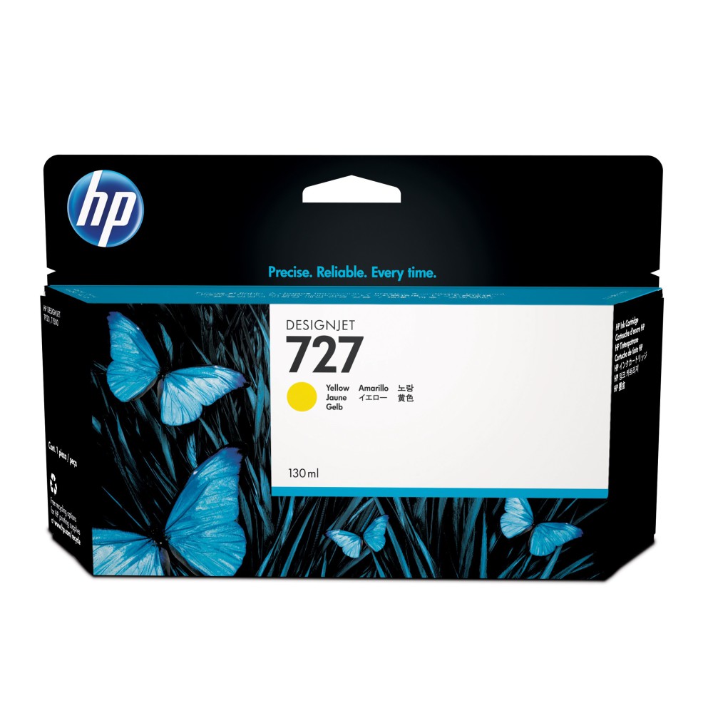 HP Tinteiro DesignJet 727 Amarelo de 130 ml