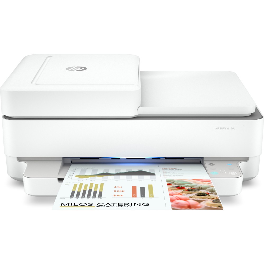 HP ENVY Multifunções HP 6420e, Cor, Impressora para Particulares, Impressão, cópia, digitalização e envio de fax móvel, Ligação