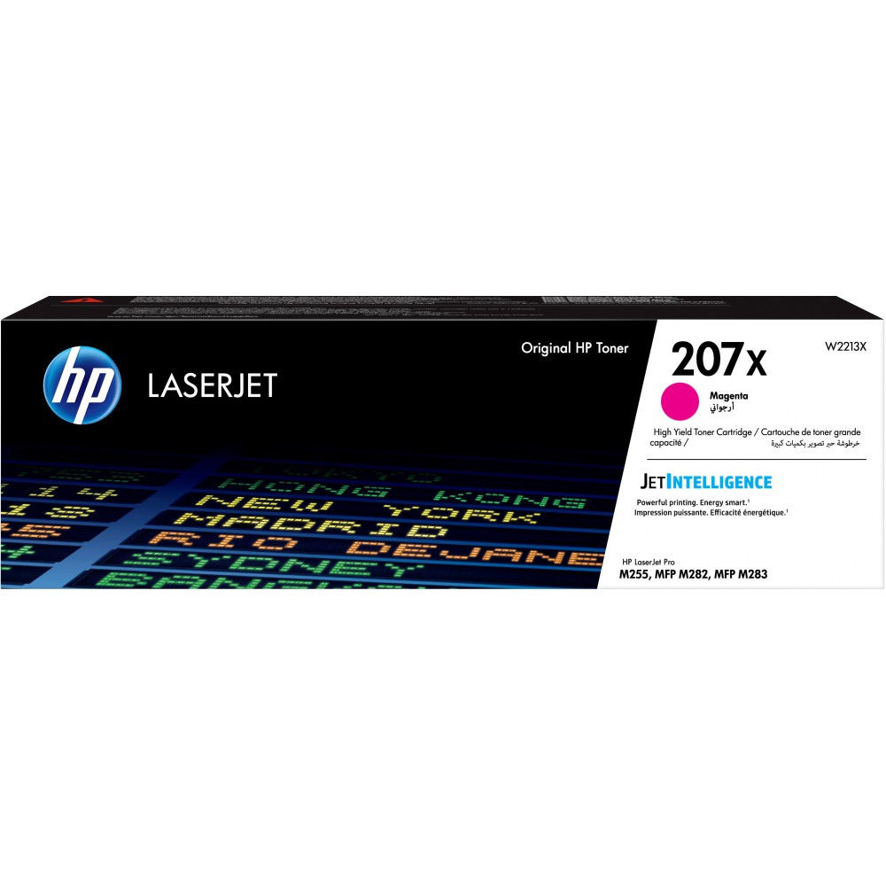 HP Toner LaserJet Original 207X Magenta de elevado rendimento