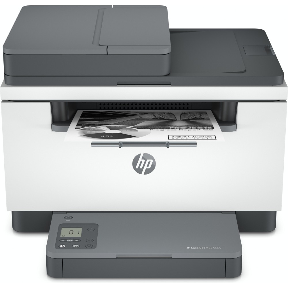 HP LaserJet Multifunções M234sdn, Preto e branco, Impressora para Pequeno escritório, Impressão, cópia, digitalização,