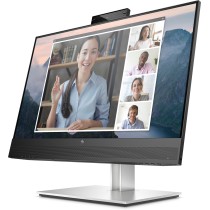 HP E24mv G4 monitor de ecrã 60,5 cm (23.8") 1920 x 1080 pixels Full HD Preto, Prateado