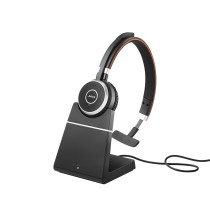 Jabra Evolve 65 Auscultadores Com fios e sem fios Fita de cabeça Chamadas Música Micro-USB Bluetooth Suporte de carregamento