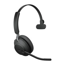 Jabra Evolve2 65, MS Mono Auscultadores Sem fios Fita de cabeça Escritório Call center USB Type-A Bluetooth Preto