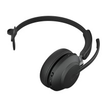 Jabra Evolve2 65, UC Mono Auscultadores Sem fios Fita de cabeça Escritório Call center USB Type-A Bluetooth Preto