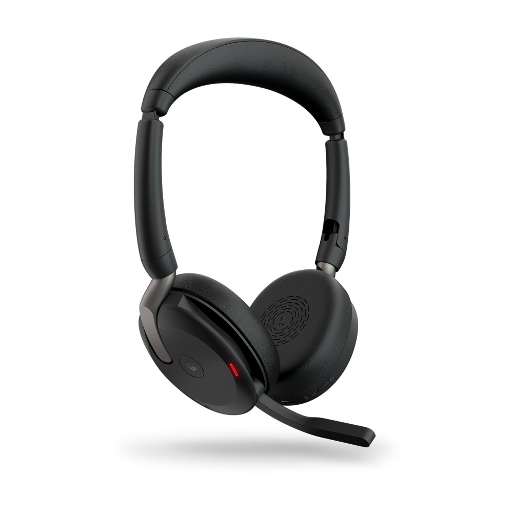 Jabra Evolve2 65 Flex Auscultadores Com fios e sem fios Fita de cabeça Escritório Call center Bluetooth Preto