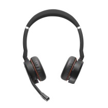 Jabra Evolve 75 Auscultadores Com fios e sem fios Fita de cabeça Chamadas Música Bluetooth Preto