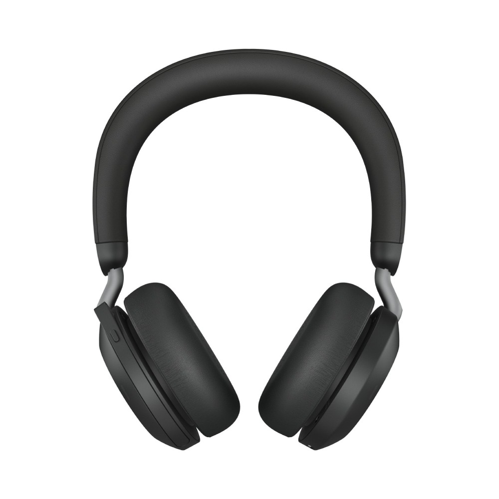 Jabra Evolve2 75 Auscultadores Sem fios Fita de cabeça Escritório Call center Bluetooth Suporte de carregamento Preto