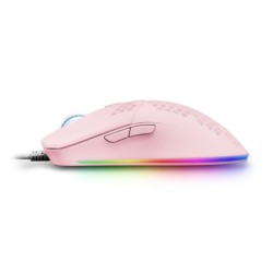 Rato Mars Gaming MMAX RGB Chroma 12400 Dpi Rosa