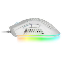 Rato Mars Gaming MMEX RGB 32000Dpi Branco