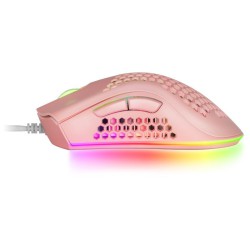 Rato Mars Gaming MMEX RGB 32000Dpi Rosa