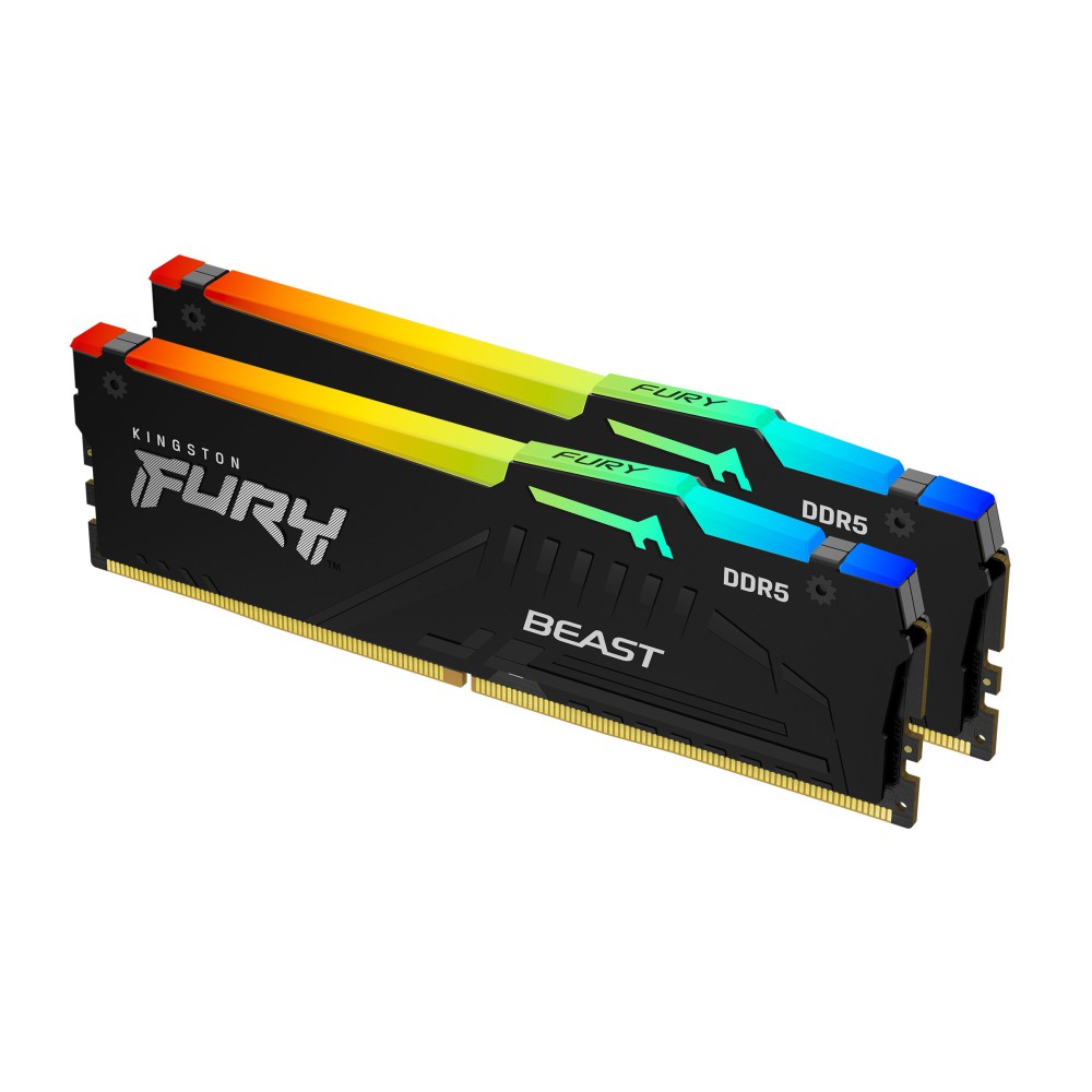 Kingston Technology FURY Beast RGB módulo de memória 64 GB 2 x 32 GB DDR5