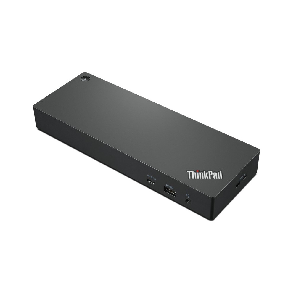 Lenovo 40B00300EU base & duplicador de portas Com fios Thunderbolt 4 Preto, Vermelho