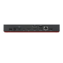 Lenovo 40B00300EU base & duplicador de portas Com fios Thunderbolt 4 Preto, Vermelho