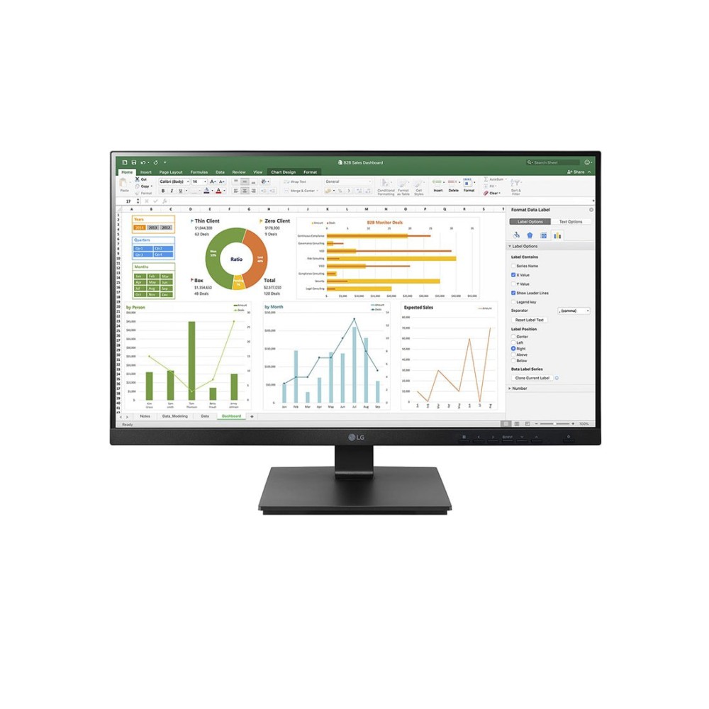 LG 27BN65YP-B monitor de ecrã 68,6 cm (27") 1920 x 1080 pixels Full HD LCD Preto