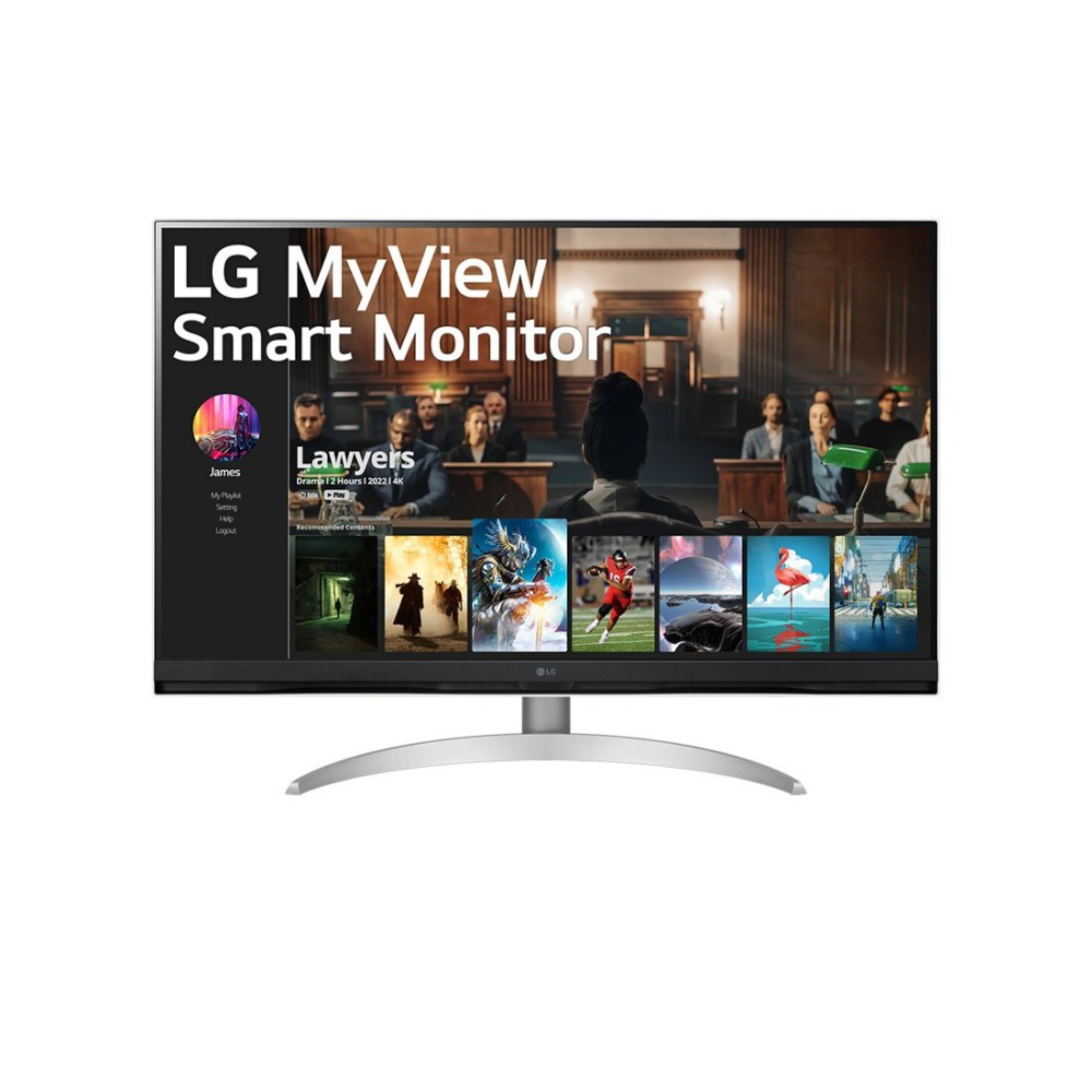 LG 32SQ700S-W LED display 81,3 cm (32") 3480 x 2160 pixels 4K Ultra HD LCD Branco