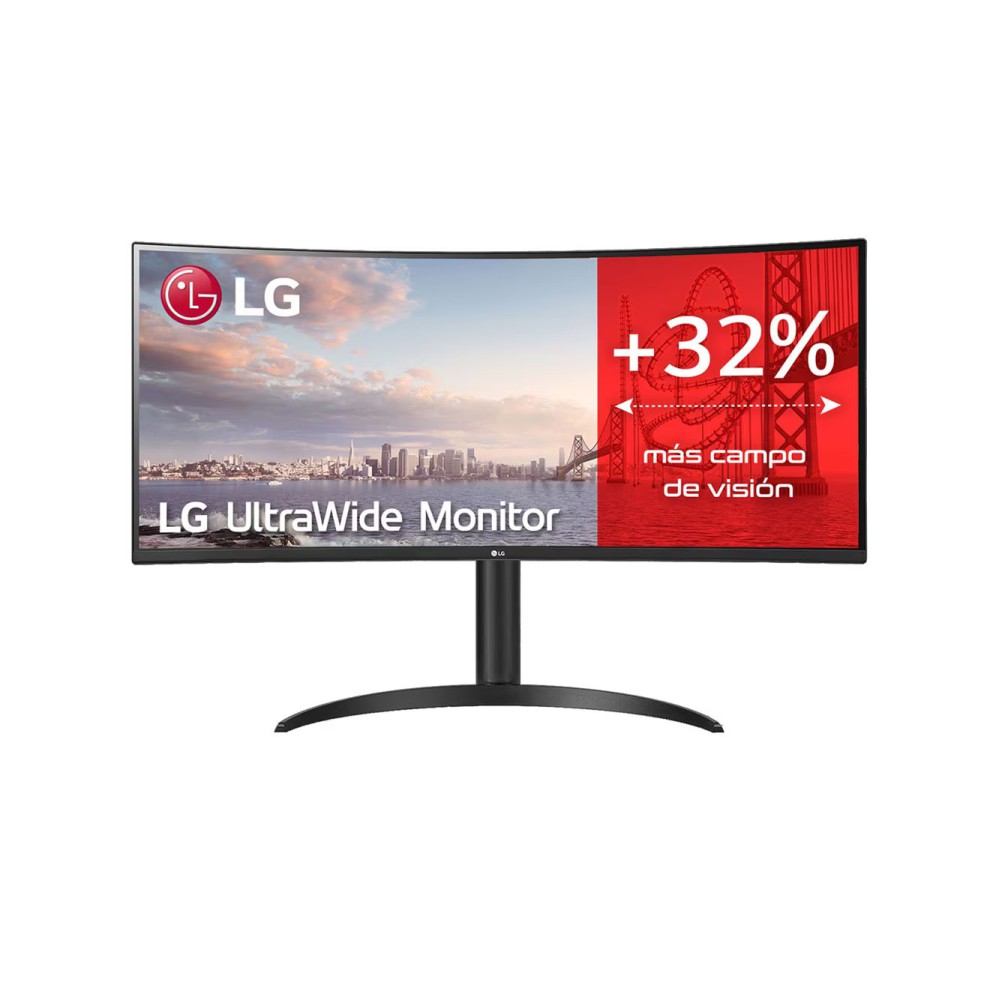 LG 34WP75CP-B monitor de ecrã 86,4 cm (34") 3440 x 1440 pixels Wide Quad HD LCD Preto