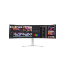 LG 49BQ95C-W monitor de ecrã 124,5 cm (49") 5120 x 1440 pixels UltraWide Dual Quad HD Branco