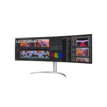 LG 49BQ95C-W monitor de ecrã 124,5 cm (49") 5120 x 1440 pixels UltraWide Dual Quad HD Branco