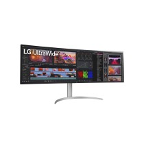 LG 49BQ95C-W monitor de ecrã 124,5 cm (49") 5120 x 1440 pixels UltraWide Dual Quad HD Branco