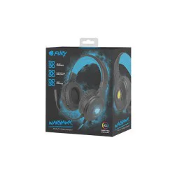 Headset GAMING FURY WARHAWK RGB Preto/AZUL