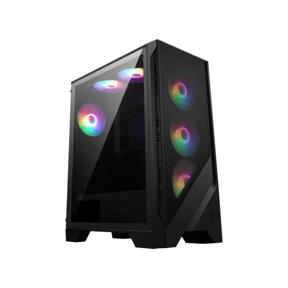 MSI MAG FORGE 120A AIRFLOW caixa para computador Midi Tower Preto, Transparente