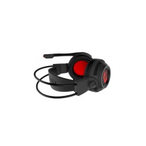 MSI DS502 Auscultadores Com fios Fita de cabeça Jogos Preto, Vermelho