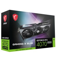 MSI GAMING GeForce RTX 4070 SUPER 12G X SLIM NVIDIA 12 GB GDDR6X