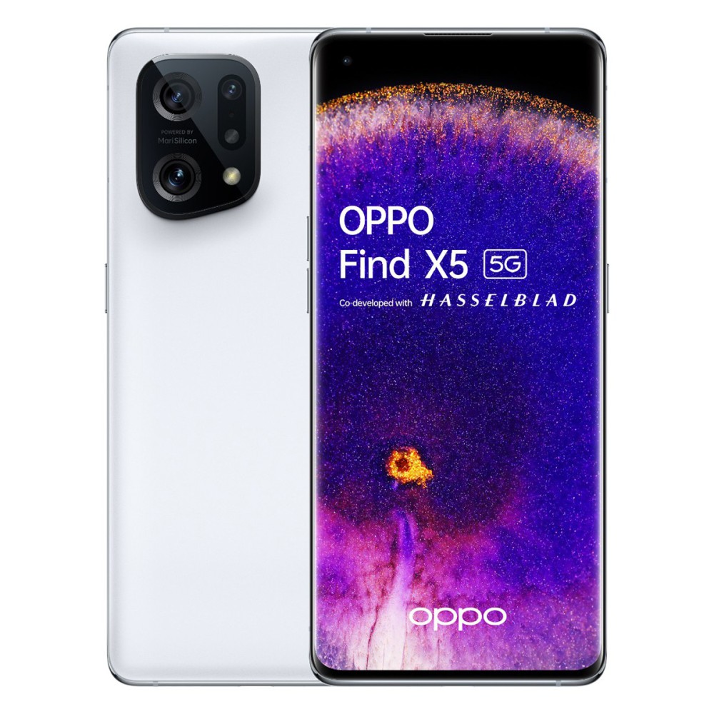 OPPO Find X5 16,6 cm (6.55") Dual SIM Android 12 5G USB Type-C 8 GB 256 GB 4800 mAh Branco