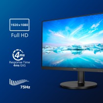 Philips V Line 241V8LA 00 LED display 60,5 cm (23.8") 1920 x 1080 pixels Full HD Preto