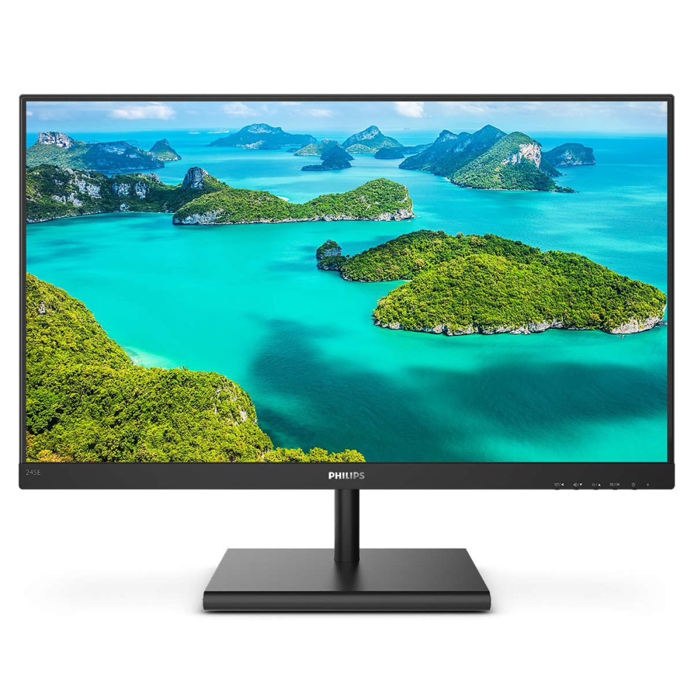 Philips E Line 245E1S 00 LED display 60,5 cm (23.8") 2560 x 1440 pixels 2K Ultra HD LCD Preto