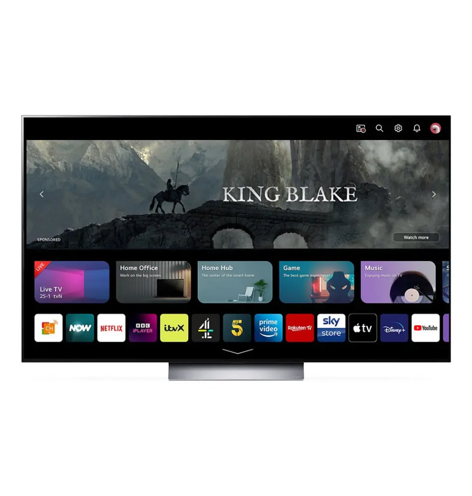 Televisor LG 65C34LA 65'' (OLED evo - 4K Ultra HD - Prateado)