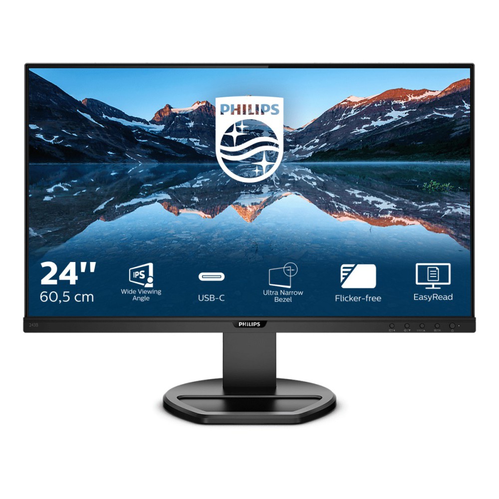 Philips B Line 243B9 00 monitor de ecrã 60,5 cm (23.8") 1920 x 1080 pixels Full HD LED Preto