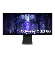 Monitor Curvo SAMSUNG Odyssey G8 34'' (0,03s - OLED - UltraWide Quad HD)