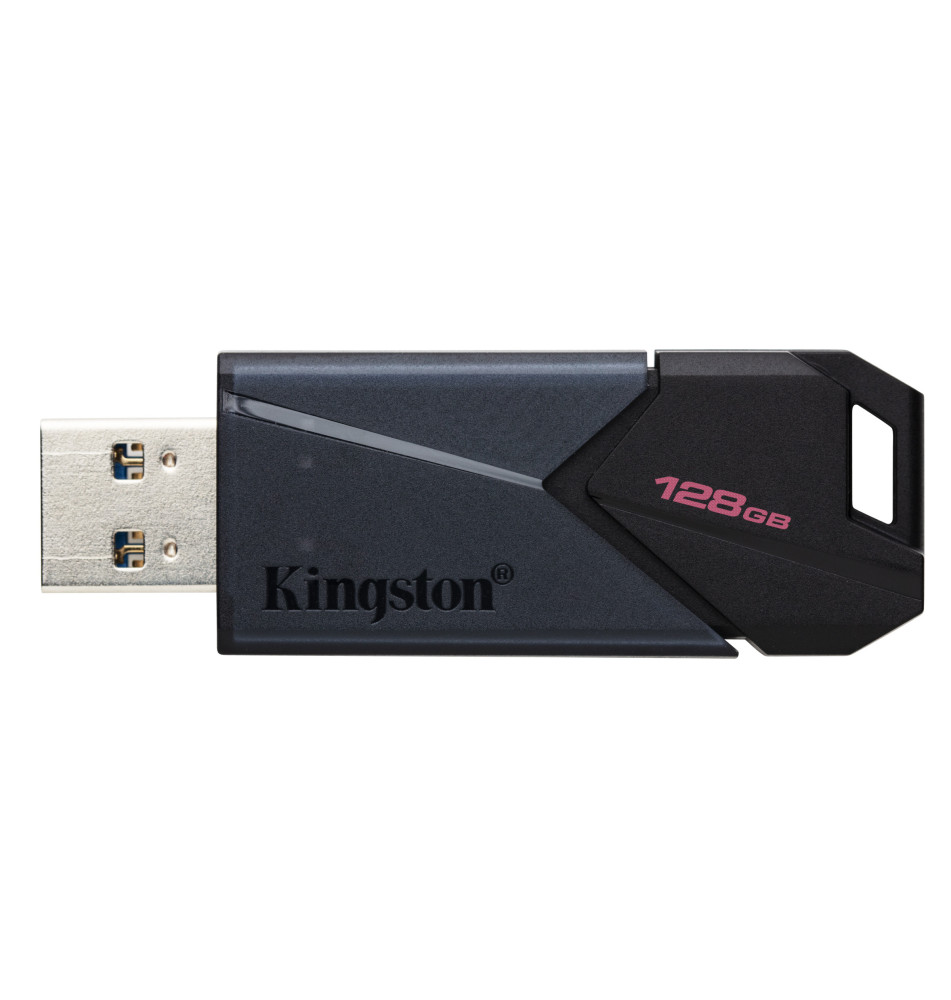 Kingston - 128GB Portable USB 3.2 Gen 1 DataTraveler Exodia Onyx