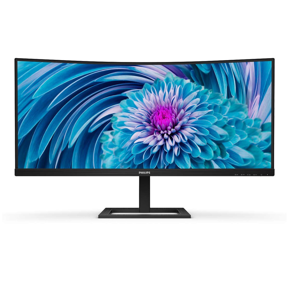 Philips E Line 346E2CUAE 00 monitor de ecrã 86,4 cm (34") 3440 x 1440 pixels Wide Quad HD+ LCD Preto