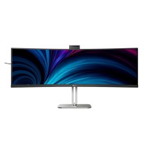 Philips 49B2U6900CH 00 monitor de ecrã 124 cm (48.8") 5120 x 1440 pixels Dual QHD LCD Preto