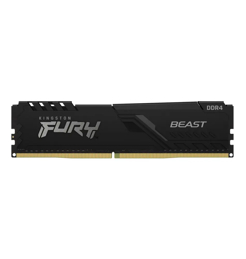 Memoria ram ddr4 8 gb kingston - 3200mhz - pc4 - 25600 - fury beast - negro