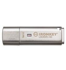 Kingston IronKey Locker 50 16 GB, USB stick (aluminum, USB-A 3.2 Gen 1)