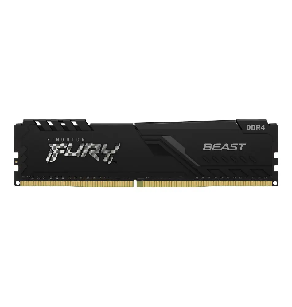 Memoria ram ddr4 8gb kingston - 2666mhz - pc4 21300 - fury beast negro - cl 16 - 1.35v