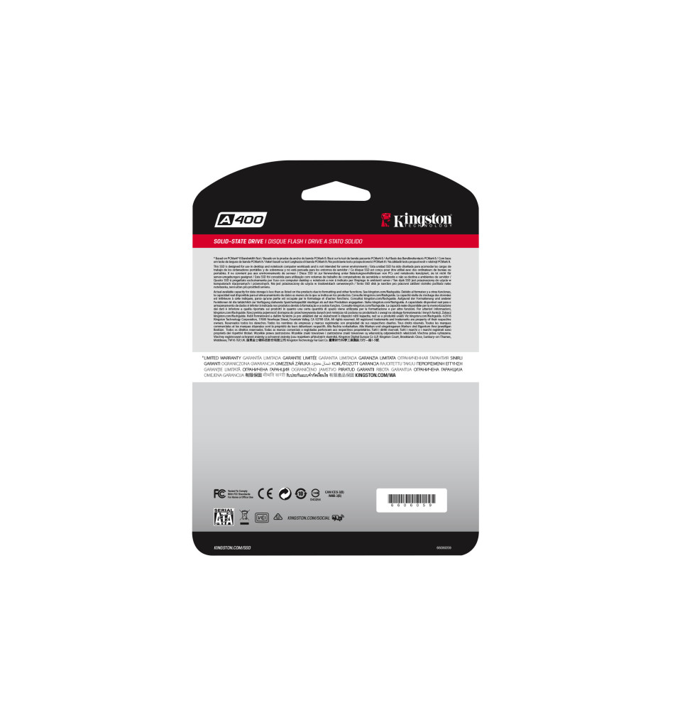 240 GB SSD A400 KINGSTON