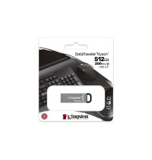 Kingston DataTraveler Kyson Memoria USB 512GB - 3.2 Gen 1 - 200 MB s en Lectura - Dise�o Metalico - 