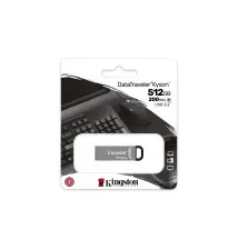 Kingston DataTraveler Kyson Memoria USB 512GB - 3.2 Gen 1 - 200 MB s en Lectura - Dise�o Metalico - 