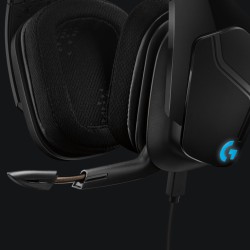 Headset Logitech G635 7.1 Lightsync Gaming Preto