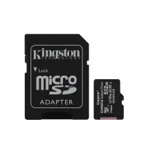 Tarjeta memoria micro sdxc 512gb kingston canvas select + adaptador cl10 - r 100mb - s w 85mb - s