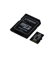 Tarjeta memoria micro sdxc 512gb kingston canvas select +  adaptador cl10 - r  100mb - s  w 85mb - s