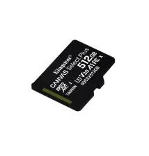 Tarjeta memoria micro sdxc 512gb kingston canvas select + adaptador cl10 - r 100mb - s w 85mb - s