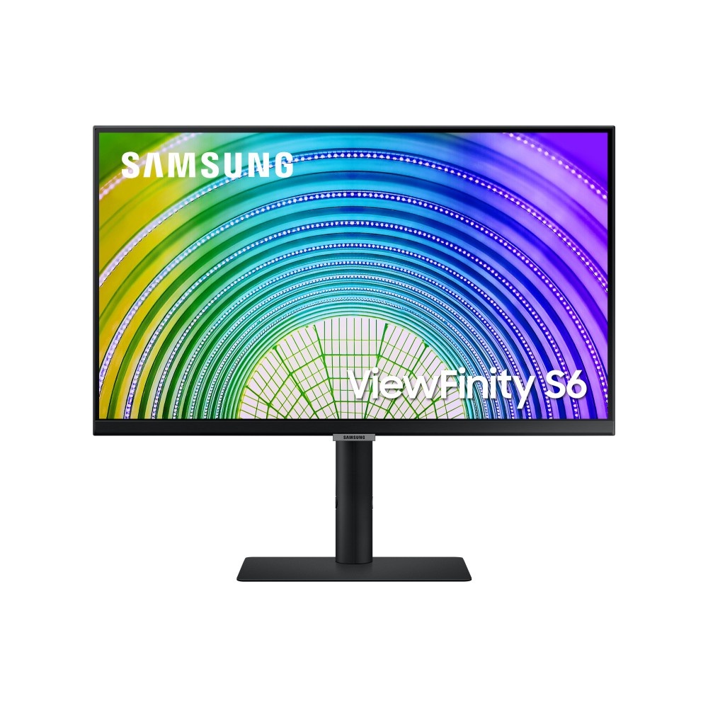 Samsung ViewFinity S6 S60UA monitor de ecrã 61 cm (24") 2560 x 1440 pixels Quad HD LCD Preto