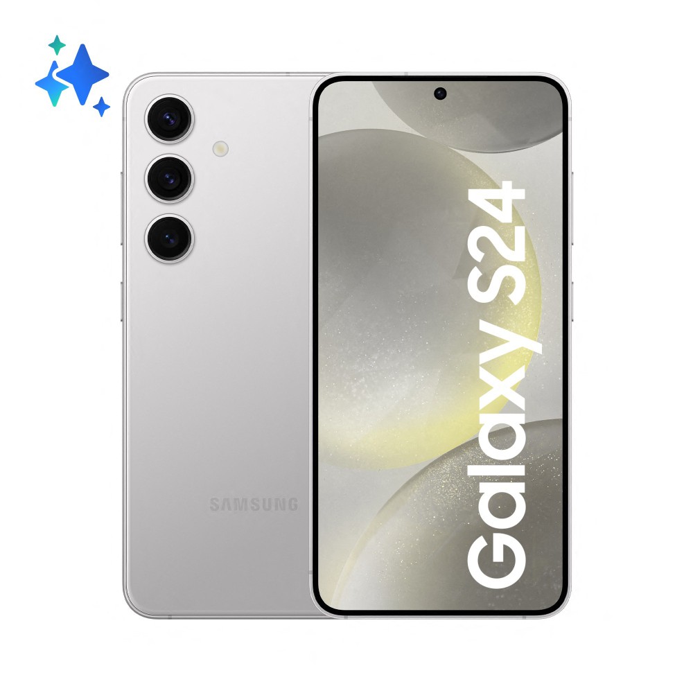 Samsung Galaxy S24 15,8 cm (6.2") Dual SIM Android 14 5G USB Type-C 8 GB 128 GB 4000 mAh Cinzento, Cor mármore