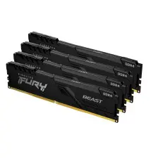 DDR4 32GB PC 3200 CL16 Kingston KIT (4x 8GB) FURY Beast Bl Kit