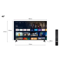 TCL S54 Series 40S5400A TV 101,6 cm (40") Full HD Smart TV Wi-Fi Prateado 220 cd m²